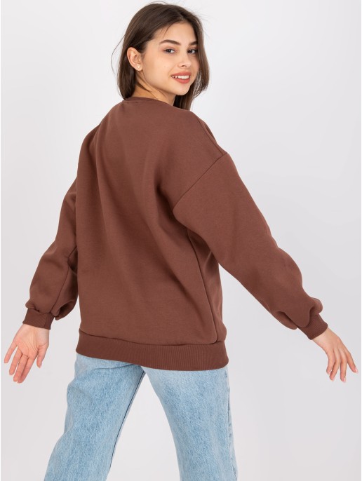 Bluza-EM-BL-U617.95-ciemny brązowy Bluza-EM-BL-U617.95-ciemny brązowy