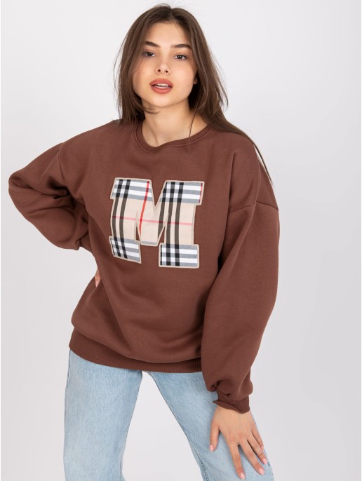 Bluza-EM-BL-U617.95-ciemny brązowy Bluza-EM-BL-U617.95-ciemny brązowy
