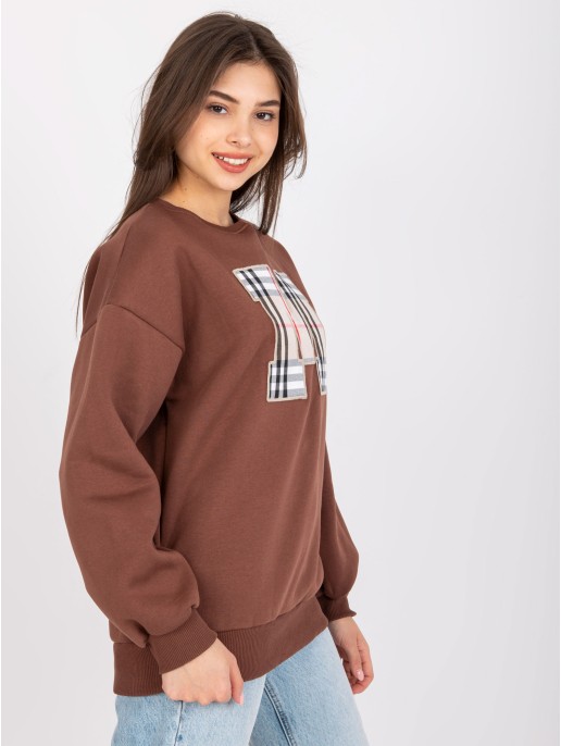Bluza-EM-BL-U617.95-ciemny brązowy Bluza-EM-BL-U617.95-ciemny brązowy