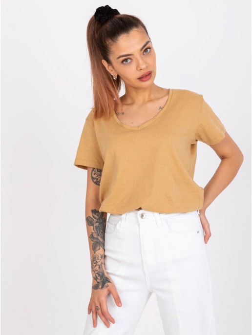 T-shirt-TW-TS-1002.28X-camelowy T-shirt-TW-TS-1002.28X-camelowy