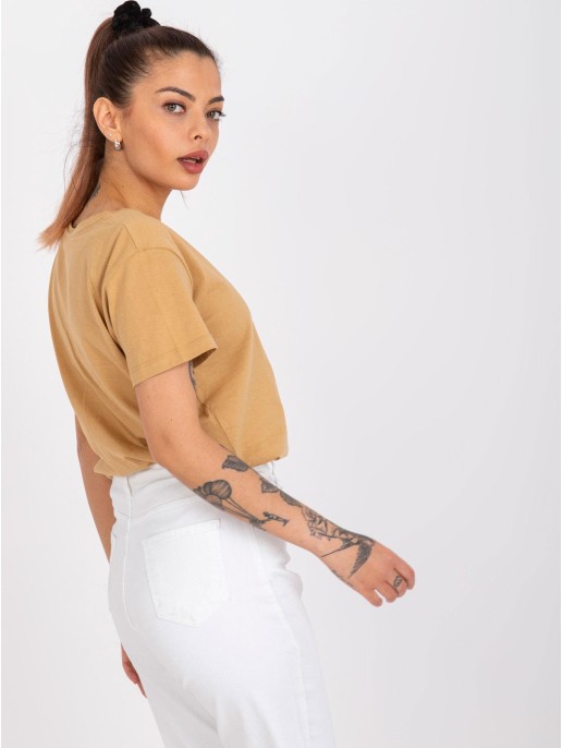 T-shirt-TW-TS-1002.28X-camelowy T-shirt-TW-TS-1002.28X-camelowy