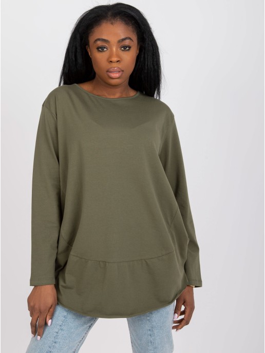 Bluzka-EM-BZ-611.61P-khaki Bluzka-EM-BZ-611.61P-khaki