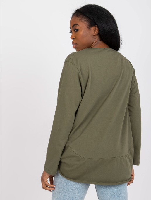 Bluzka-EM-BZ-611.61P-khaki Bluzka-EM-BZ-611.61P-khaki