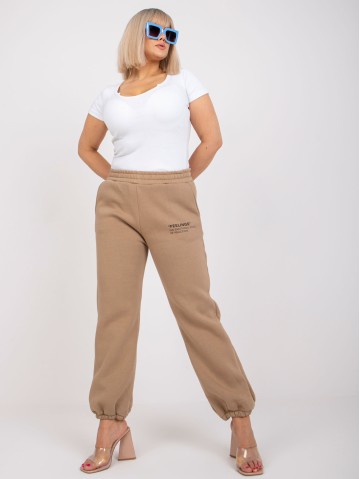 Spodnie dresowe-EM-DR-522.52P-ciemny bezowy 2