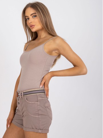 Szorty-D63990Z62190K-ciemny bezowy 2