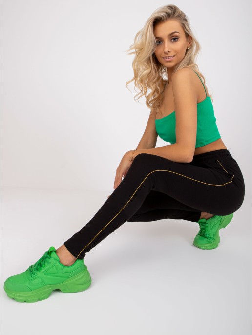 Spodnie dresowe-LA-DR-P-69.07-czarny Spodnie dresowe-LA-DR-P-69.07-czarny