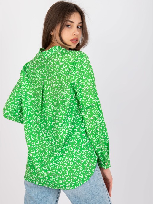 Marškiniai-DHJ-BZ-6825.56-žalia Marškiniai-DHJ-BZ-6825.56-žalia