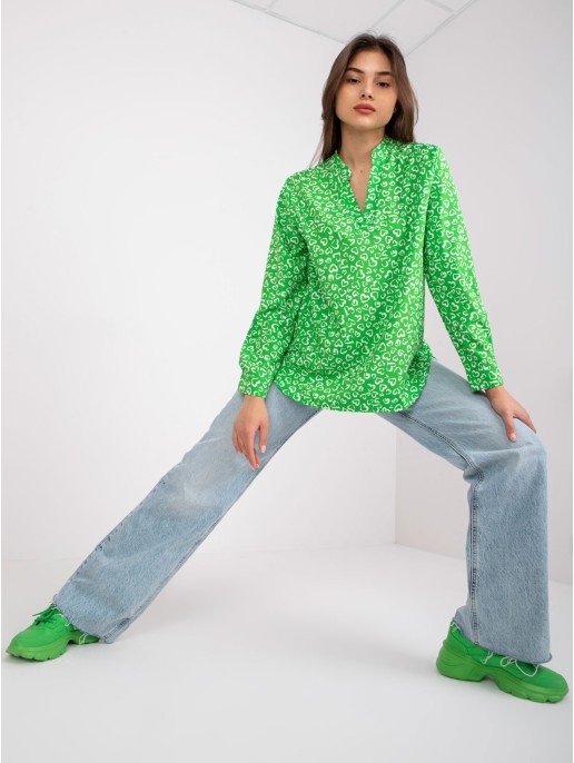 Marškiniai-DHJ-BZ-6825.56-žalia Marškiniai-DHJ-BZ-6825.56-žalia