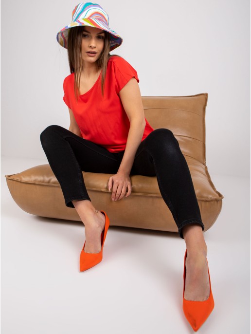 Bluzka-D73761W10978G-czerwony Bluzka-D73761W10978G-czerwony