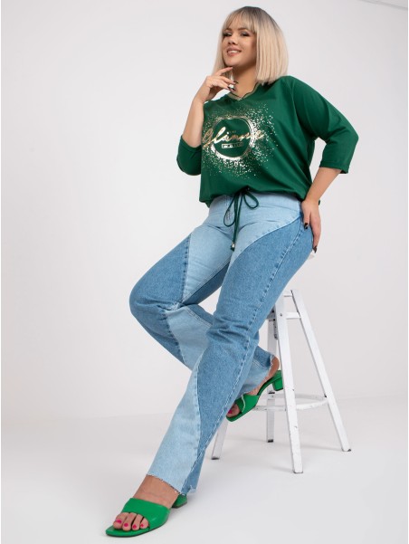 Bluzka-RV-BZ-7578.66-ciemny zielony