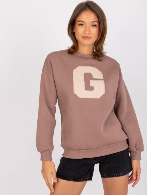 Bluza-EM-BL-617/G.11-brązowy Bluza-EM-BL-617/G.11-brązowy