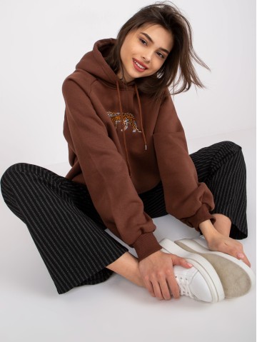 Bluza-EM-BL-651.99-ciemny brązowy
