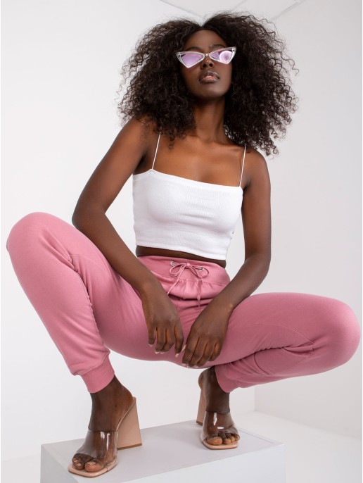 Spodnie dresowe-TW-DR-1033.16P-ciemny różowy Spodnie dresowe-TW-DR-1033.16P-ciemny różowy