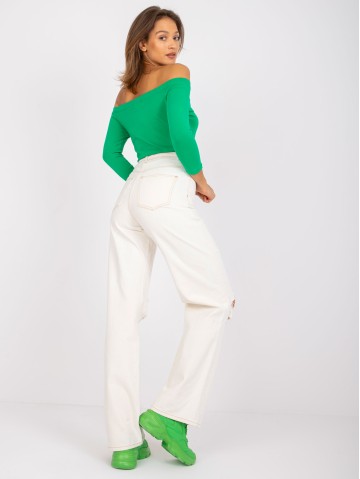 Spodnie jeans-RO-SP-PNT-N08.75P-jasny beżowy 2