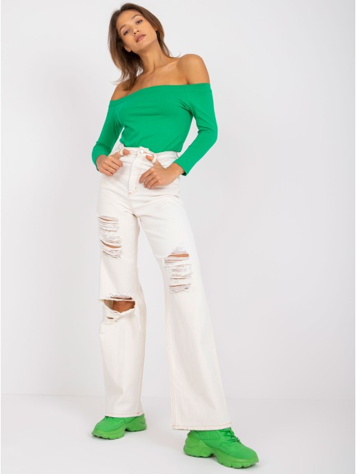 Spodnie jeans-RO-SP-PNT-N08.75P-jasny beżowy Spodnie jeans-RO-SP-PNT-N08.75P-jasny beżowy