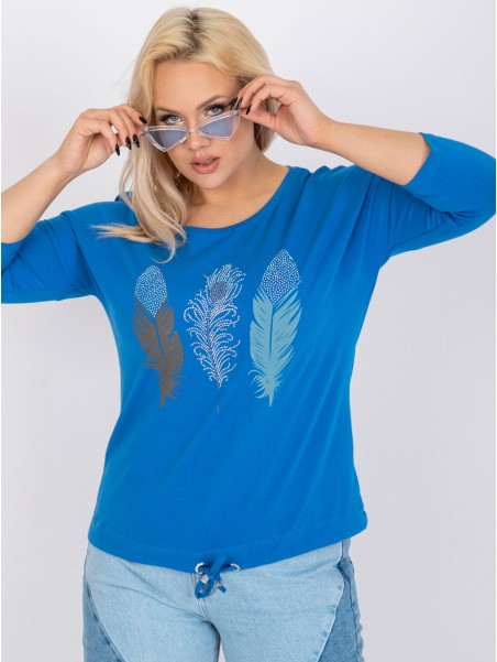 Bluzka-RV-BZ-0231.35X-ciemny niebieski