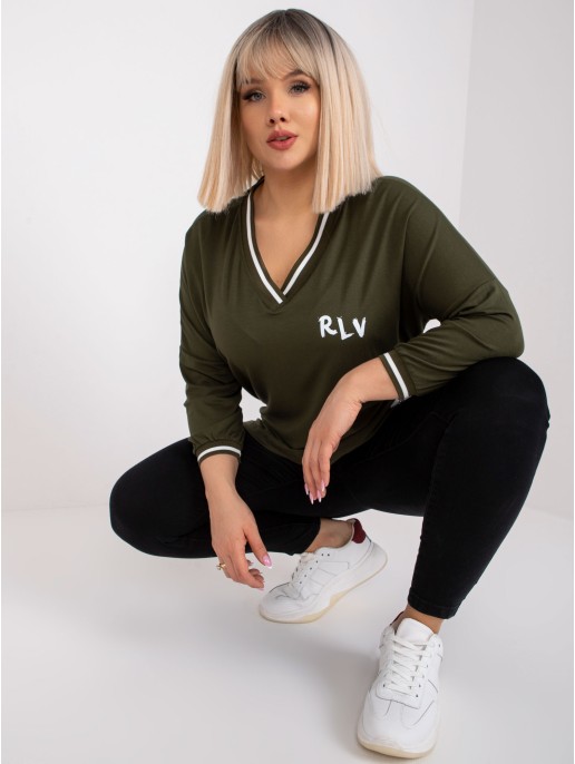 Bluzka-RV-BZ-7583.63P-khaki Bluzka-RV-BZ-7583.63P-khaki