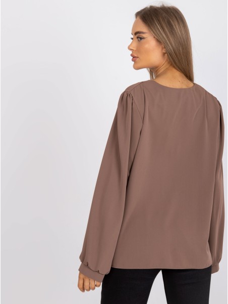 Bluzka-LK-BZ-508827.62P-ciemny bezowy