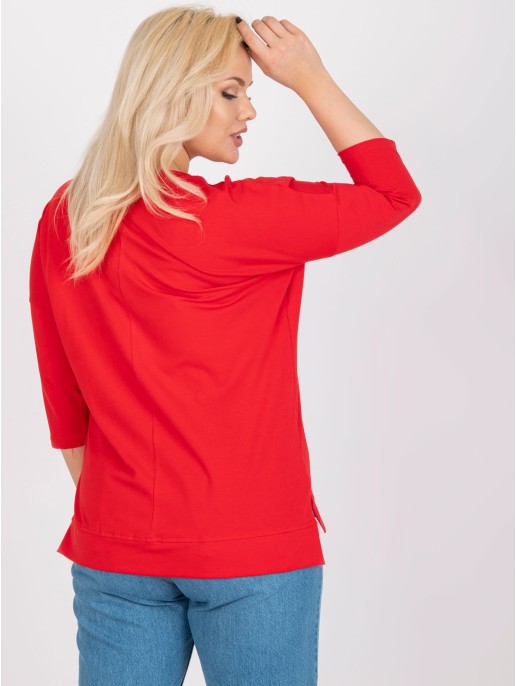 Bluzka-RV-BZ-7581.62P-czerwony Bluzka-RV-BZ-7581.62P-czerwony