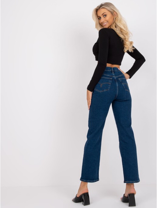 Spodnie jeans-RO-SP-2402.10-ciemny niebieski Spodnie jeans-RO-SP-2402.10-ciemny niebieski