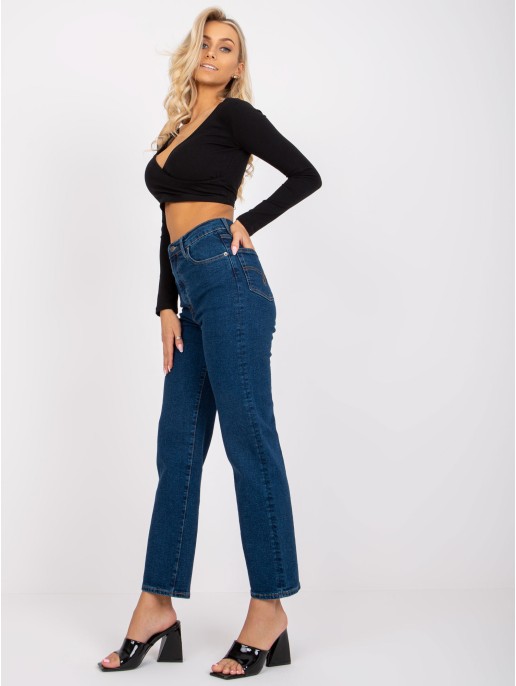 Spodnie jeans-RO-SP-2402.10-ciemny niebieski Spodnie jeans-RO-SP-2402.10-ciemny niebieski