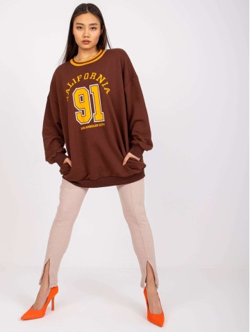 Bluza-FA-BL-7650.40-ciemny brązowy 2