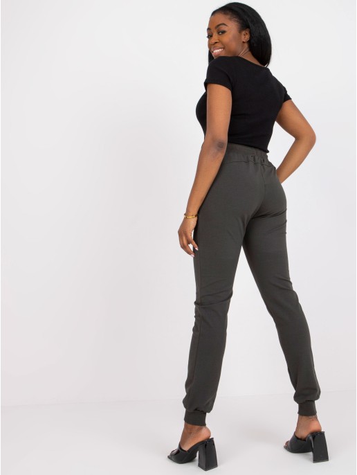 Spodnie dresowe-RV-DR-7284.43-ciemny khaki Spodnie dresowe-RV-DR-7284.43-ciemny khaki