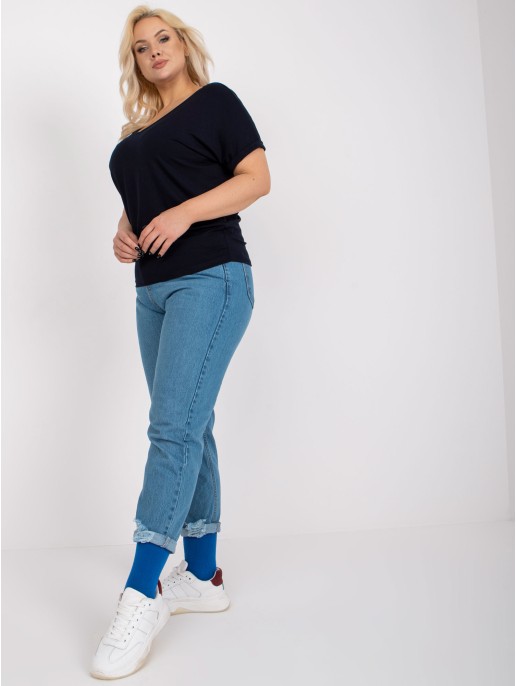 Bluzka-RV-BZ-7832.57-granatowy Bluzka-RV-BZ-7832.57-granatowy
