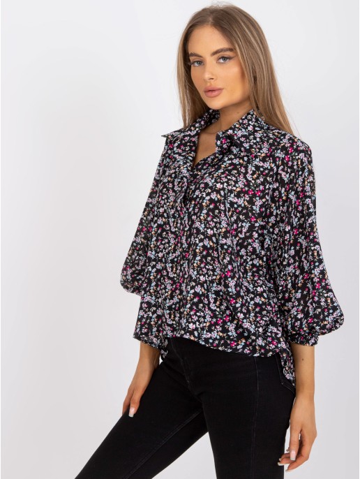 Bluzka-CHA-BZ-3303-1.34-czarno-różowy Bluzka-CHA-BZ-3303-1.34-czarno-różowy