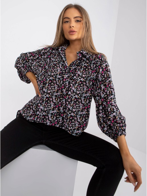 Bluzka-CHA-BZ-3303-1.34-czarno-różowy Bluzka-CHA-BZ-3303-1.34-czarno-różowy