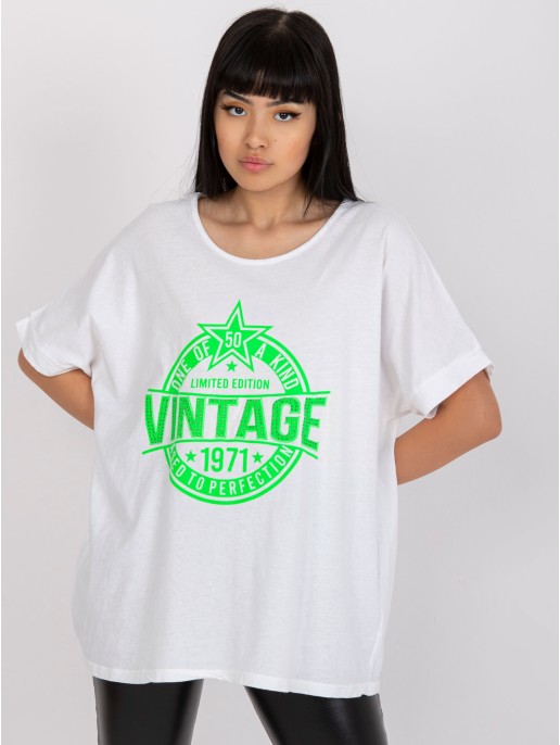 T-shirt-DHJ-TS-6860.26X-biało-zielony T-shirt-DHJ-TS-6860.26X-biało-zielony