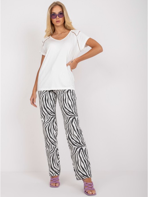 Bluzka-FA-BZ-7237.40P-ecru Bluzka-FA-BZ-7237.40P-ecru