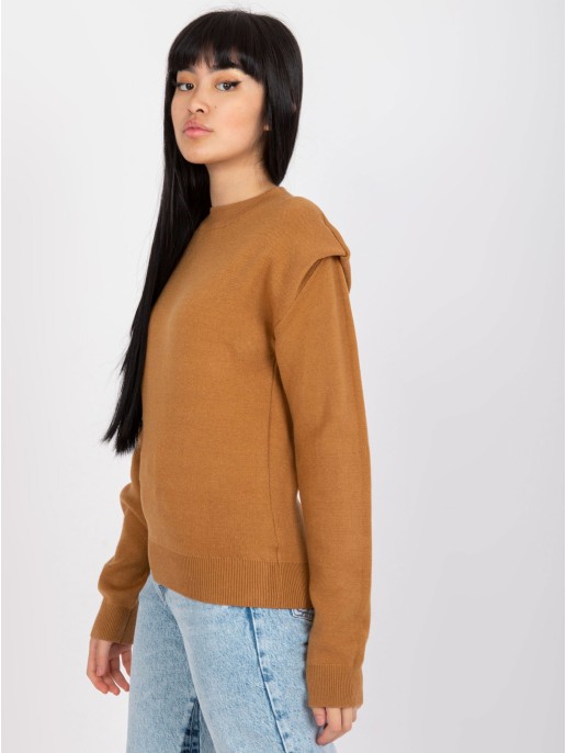 Sweter-EM-SW-KL2070.25P-camelowy