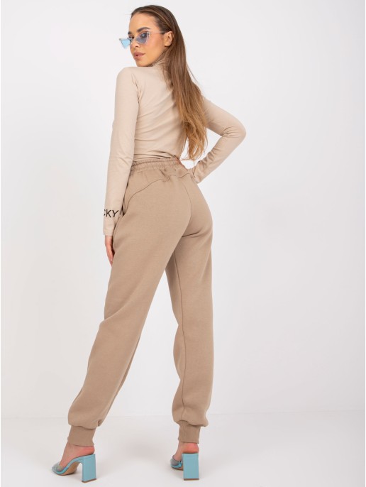 Spodnie dresowe-EM-DR-712.39P-ciemny bezowy Spodnie dresowe-EM-DR-712.39P-ciemny bezowy