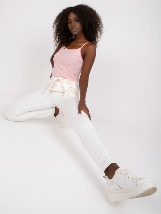 Spodnie-LO-SP-LK-131.53P-ecru Spodnie-LO-SP-LK-131.53P-ecru