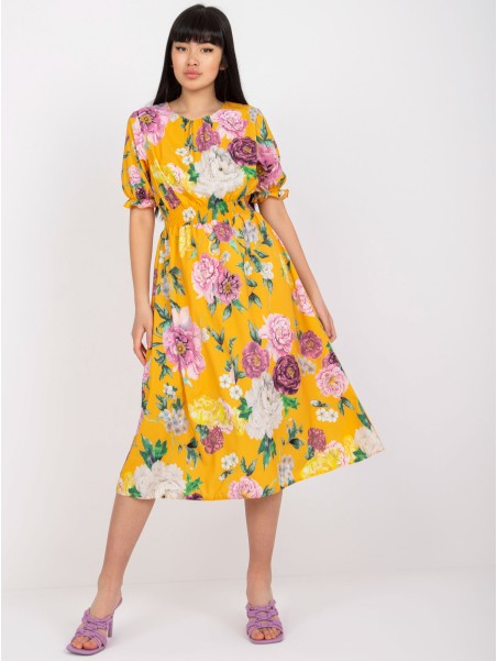 Suknelė-LK-SK-507564.36P-ciemny geltona