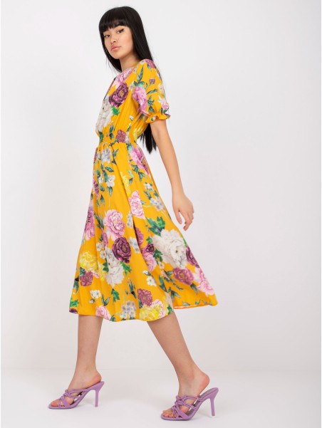 Suknelė-LK-SK-507564.36P-ciemny geltona