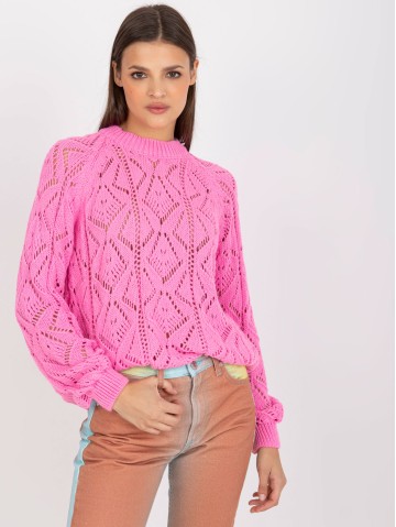 Sweter-LC-SW-0254.64-różowy 2