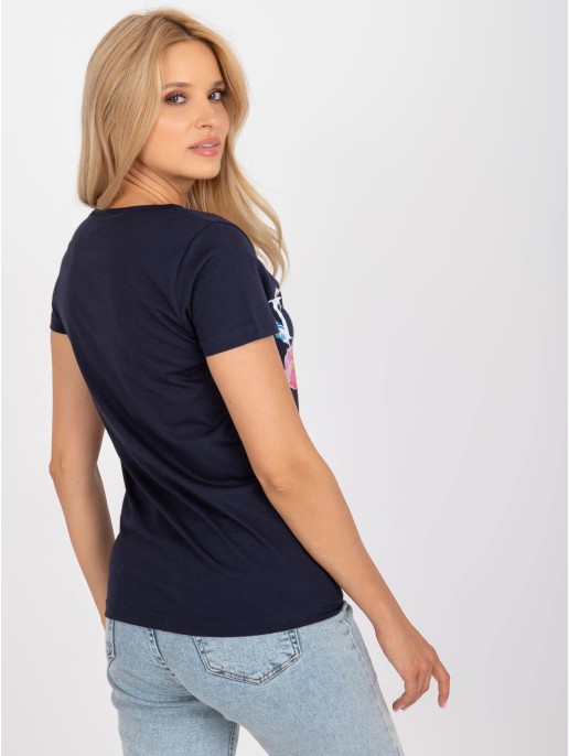 T-shirt-BR-TS-8137-granatowy T-shirt-BR-TS-8137-granatowy
