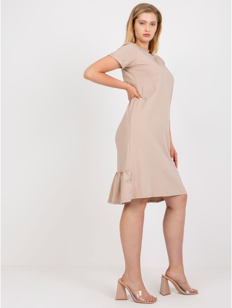 Sukienka-RV-SK-7912.10P-beżowy