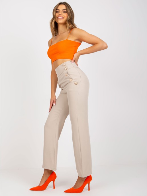 Spodnie-DHJ-SP-16008.01X-beżowy Spodnie-DHJ-SP-16008.01X-beżowy