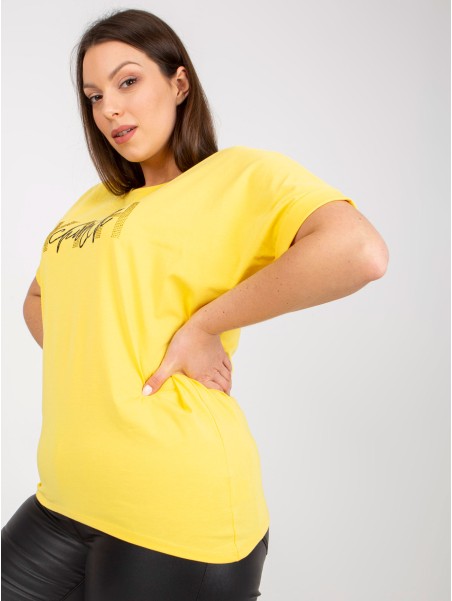 T-shirt-RV-TS-7919.01X-żółty