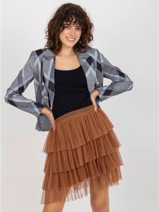 Spódnica-TW-SD-BI-0517.84-jasny brązowy Spódnica-TW-SD-BI-0517.84-jasny brązowy