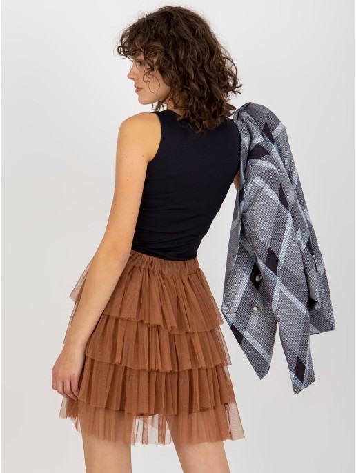 Spódnica-TW-SD-BI-0517.84-jasny brązowy Spódnica-TW-SD-BI-0517.84-jasny brązowy