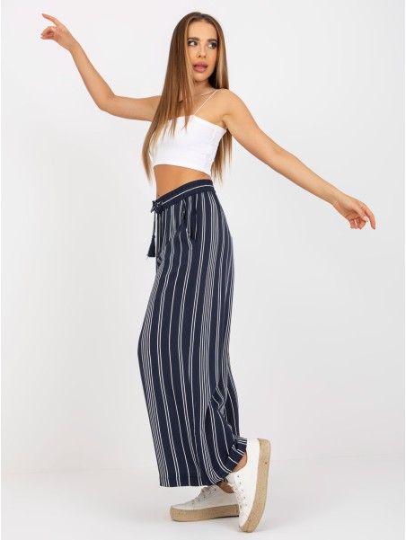 Spodnie-D73771M62237A-granatowy