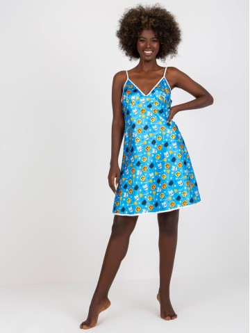 Koszula nocna-BR-KN-2299-niebieski 2