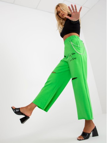 Spodnie dresowe-FA-DR-7855.52-jasny zielony 2