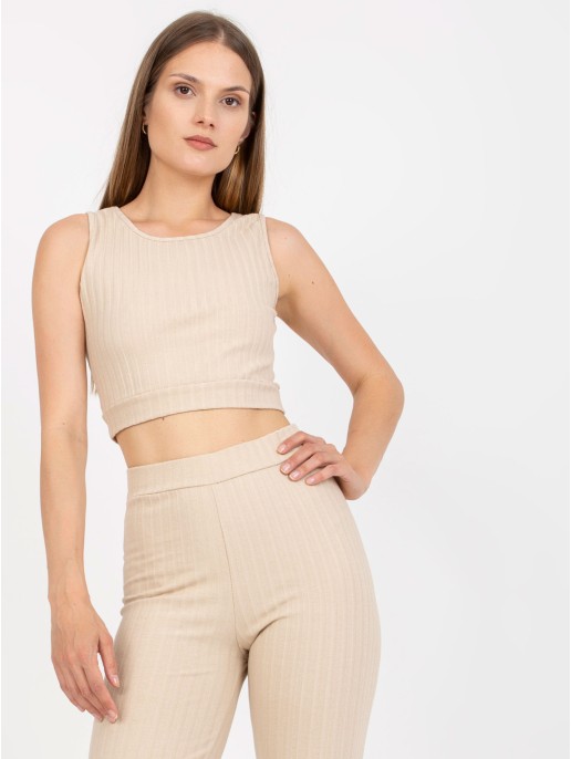 Laisvalaikio kostiumas-DHJ-KMPL-9587.82-smėlio spalvos