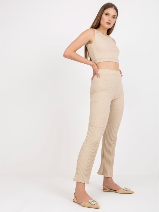 Laisvalaikio kostiumas-DHJ-KMPL-9587.82-smėlio spalvos