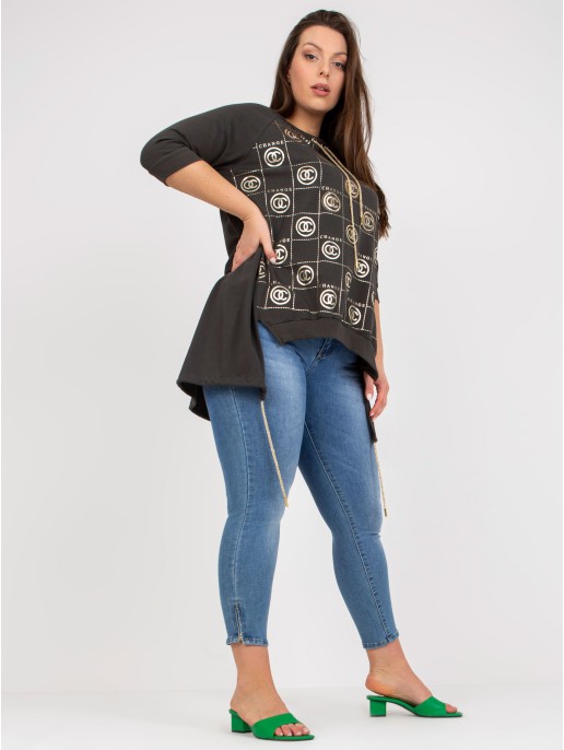 Suknelė-RV-SK-7726.56P-tamsiai chaki Suknelė-RV-SK-7726.56P-tamsiai chaki